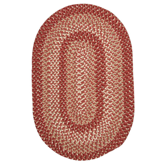 Colonial Mills Braxton Red Rug - 4 ft x 7 ft Oval JYG6_T8NPB46