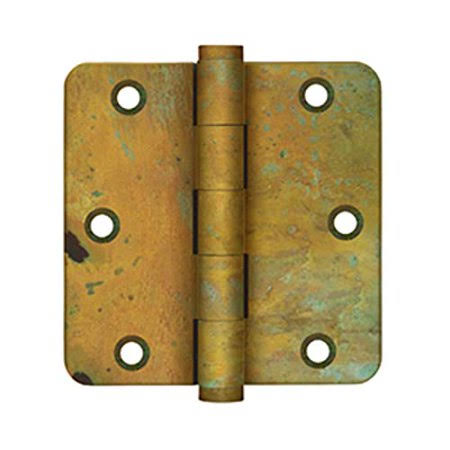 Deltana DSB35R4RT-R 3-1/2x22 x 3-1/2x22 x 1/4x22 Radius HINGE; Residential; Rust Finish YGN1_U1NMT61