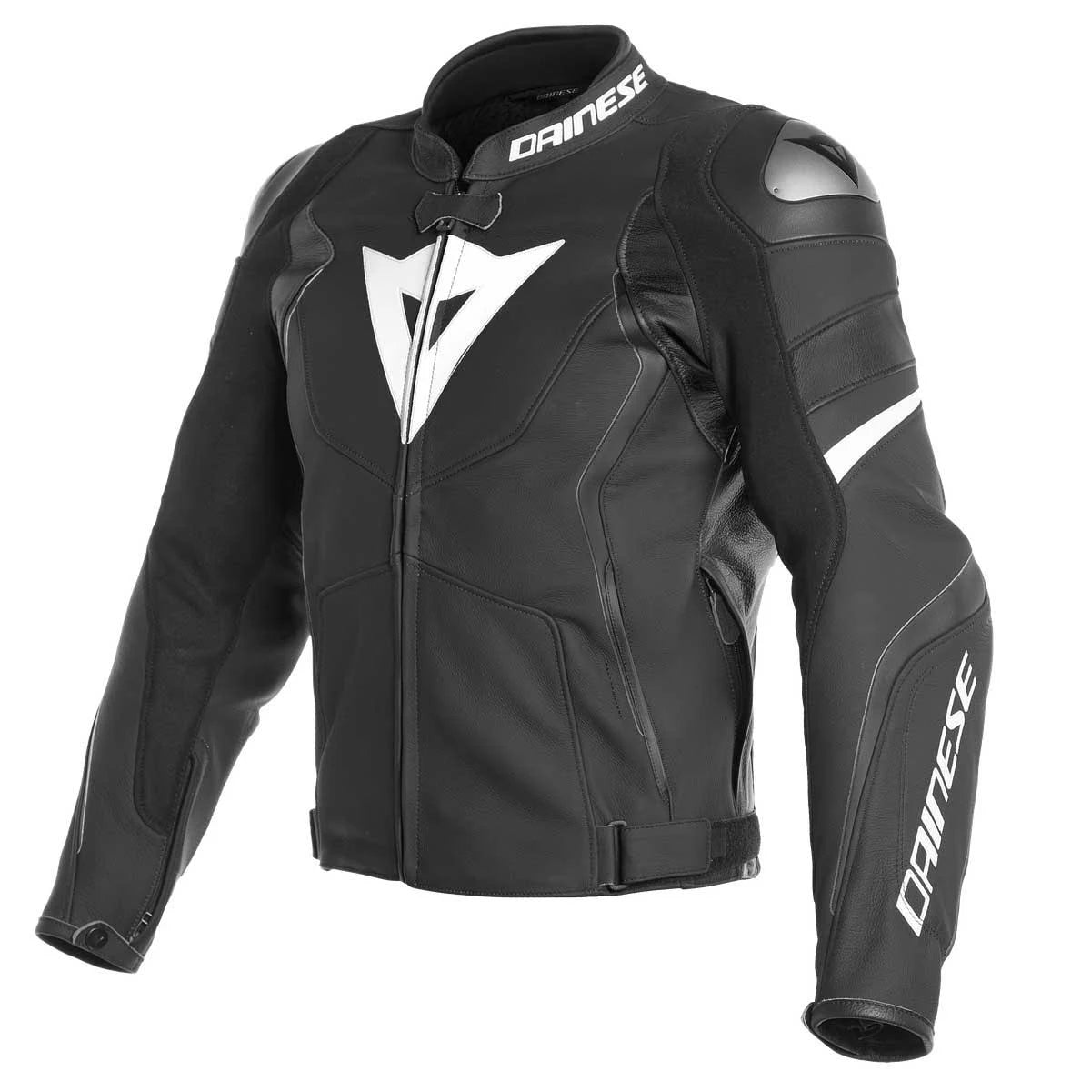 Dainese Avro 4 Leather Jacket Black/White 48 EGF0_X0OOJ83