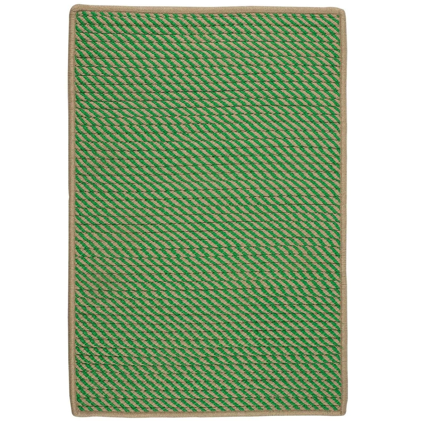 Colonial Mills Point Prim Leaf Green 2&x3& Rectangular Rug RPD8_M9YCH47