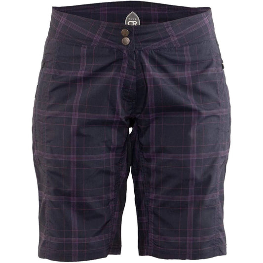 Club Ride Ventura Short - Twilight Plaid Womens Small YRB0_U6WHC26