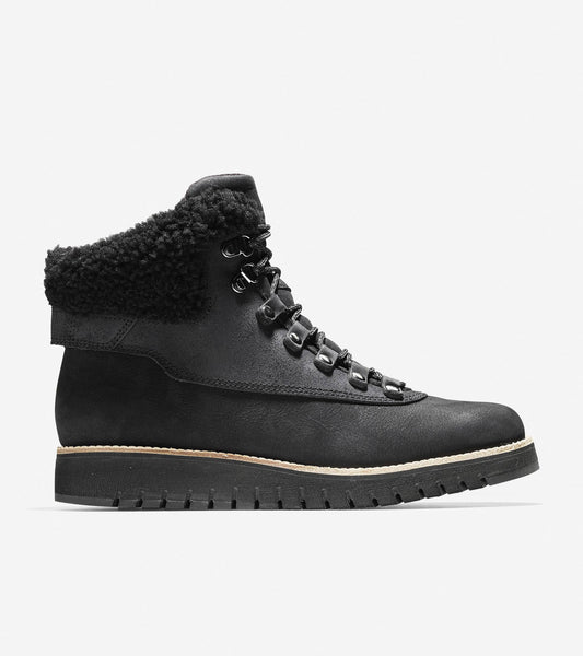 Cole Haan Zerogrand Explorer Hiker (Black Leather) Womens Boots BTQ9_C6LWJ41