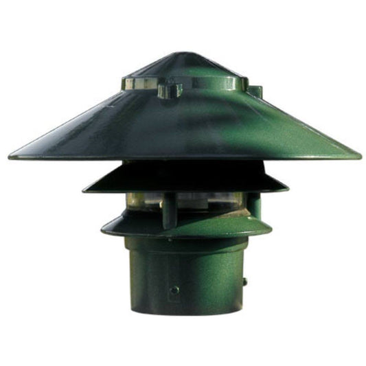 Dabmar Lighting D5310 G 10 x 3 in 120V Incandescent Three Tier Pagoda Light Green VVT8_M7INJ97