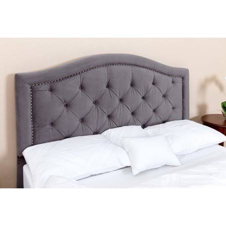 Devon Claire Knoxville Tufted Velvet Headboard, Multiple Colors XRF5_Z5QIZ84