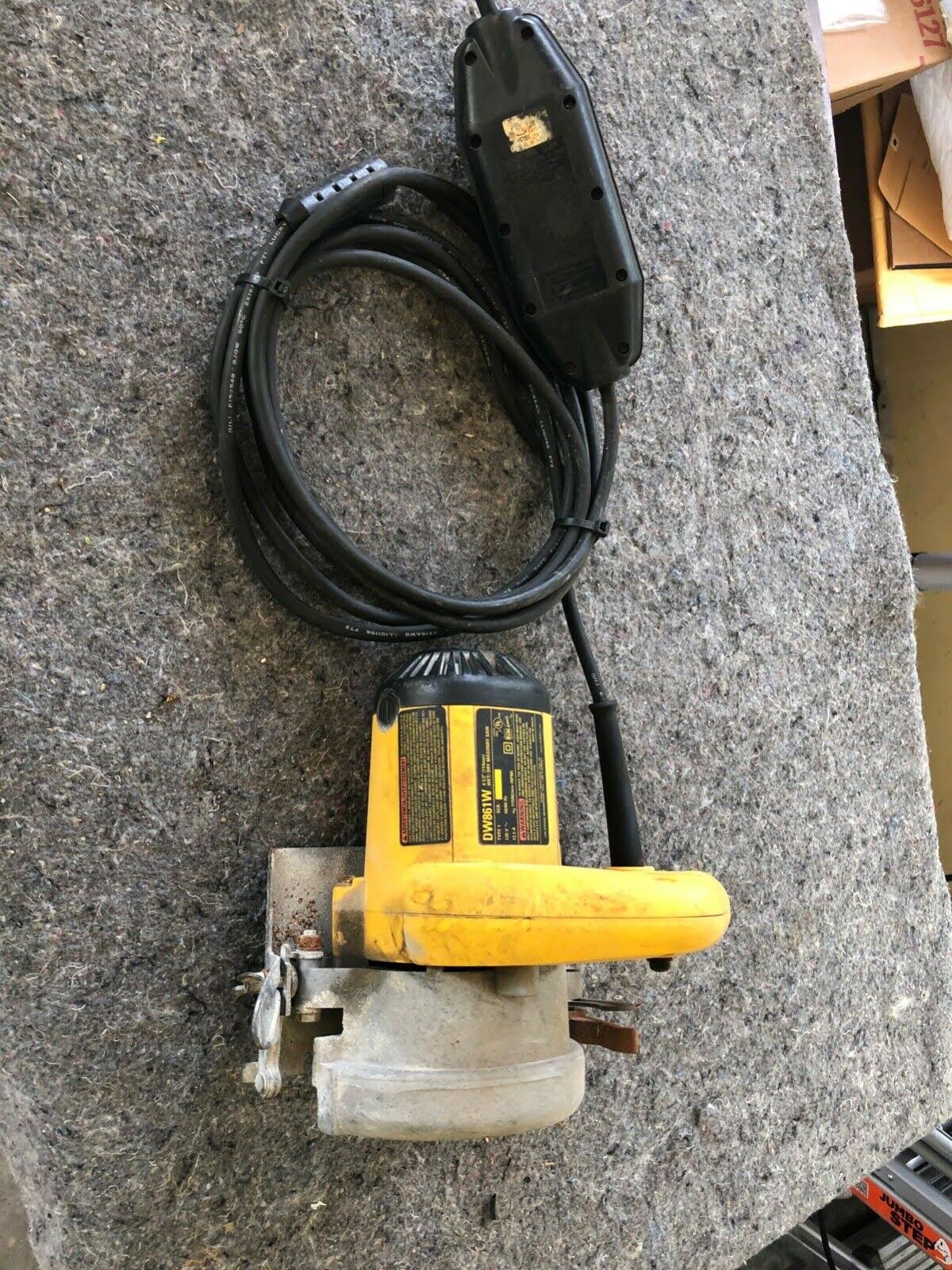 DeWalt DW861W Heavy Duty Wet/Dry Masonry Saw Tile TRJ2_M8OCQ60