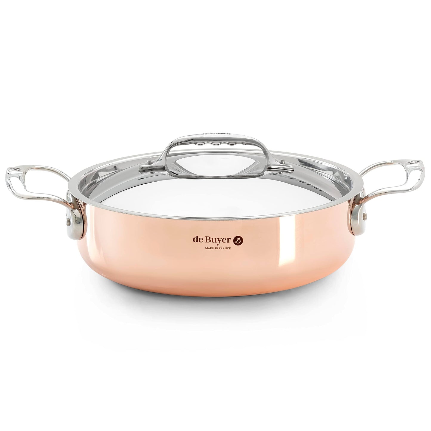 De Buyer Prima Matera 3.2 qt Saute Pan with Lid IQP0_D6JAD88