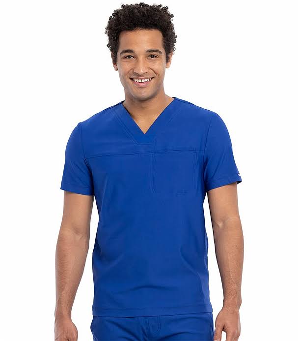 Cherokee Form Mens V-Neck Scrub Top CK885 (Galaxy Blue - X-Large) VBG1_O8YSC21