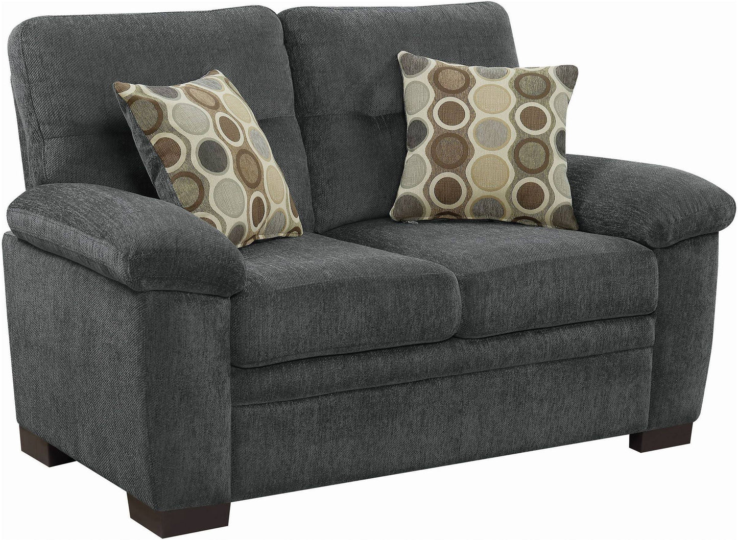 Coaster Fairbairn Charcoal Loveseat MMS8_A7ENA54