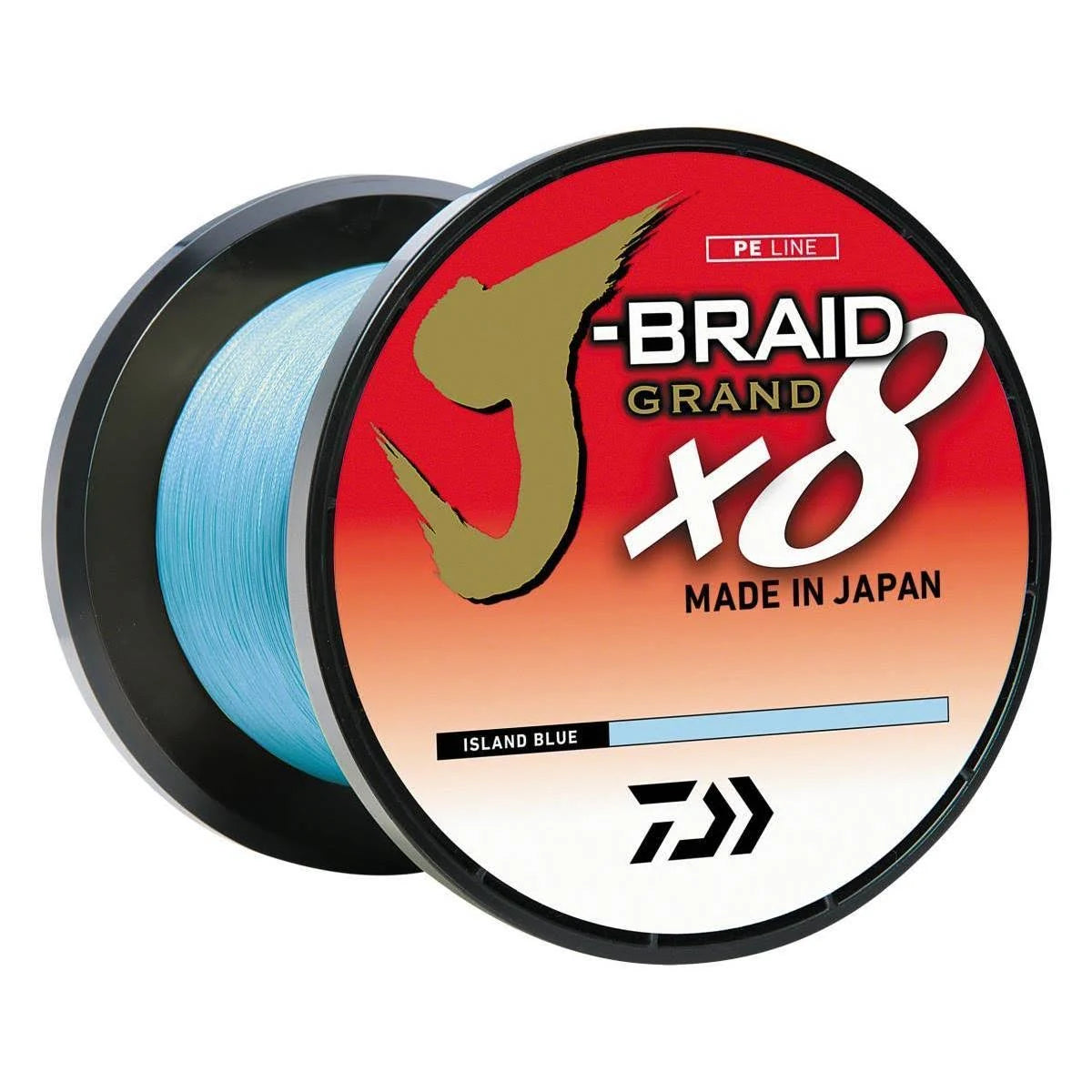 Daiwa J-Braid Grand Bulk Spool - Island Blue - 15lb JDF8_C7UKW04