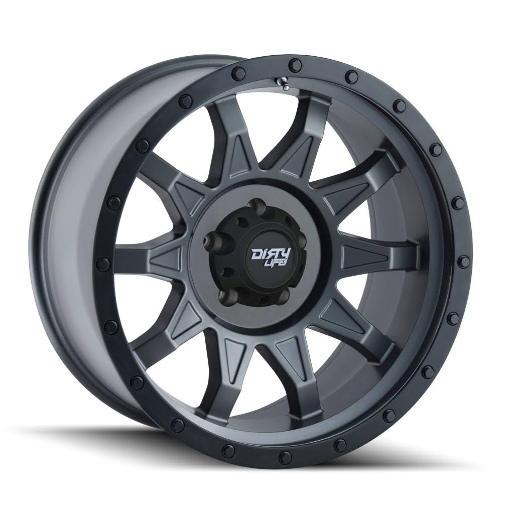 Dirty Life 9301-2136MG - Roadkill 20x22 Matte Graphite Wheel DHM6_Z3XST03