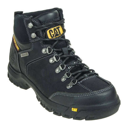 Caterpillar Threshold Waterproof Steel Toe (Black) Mens Work Boots DFI8_S7MNQ23