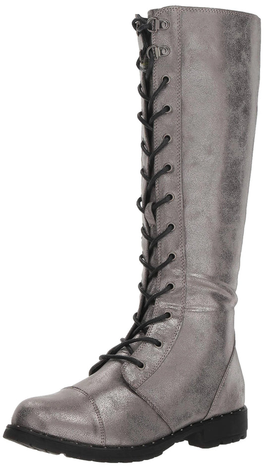 Dirty Laundry Womens Roset Combat Boot, Grey ETL8_R1LRO05