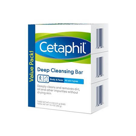 Cetaphil Deep Cleansing Face Body Bar (Pack of 4) HMJ5_L9ZDJ55