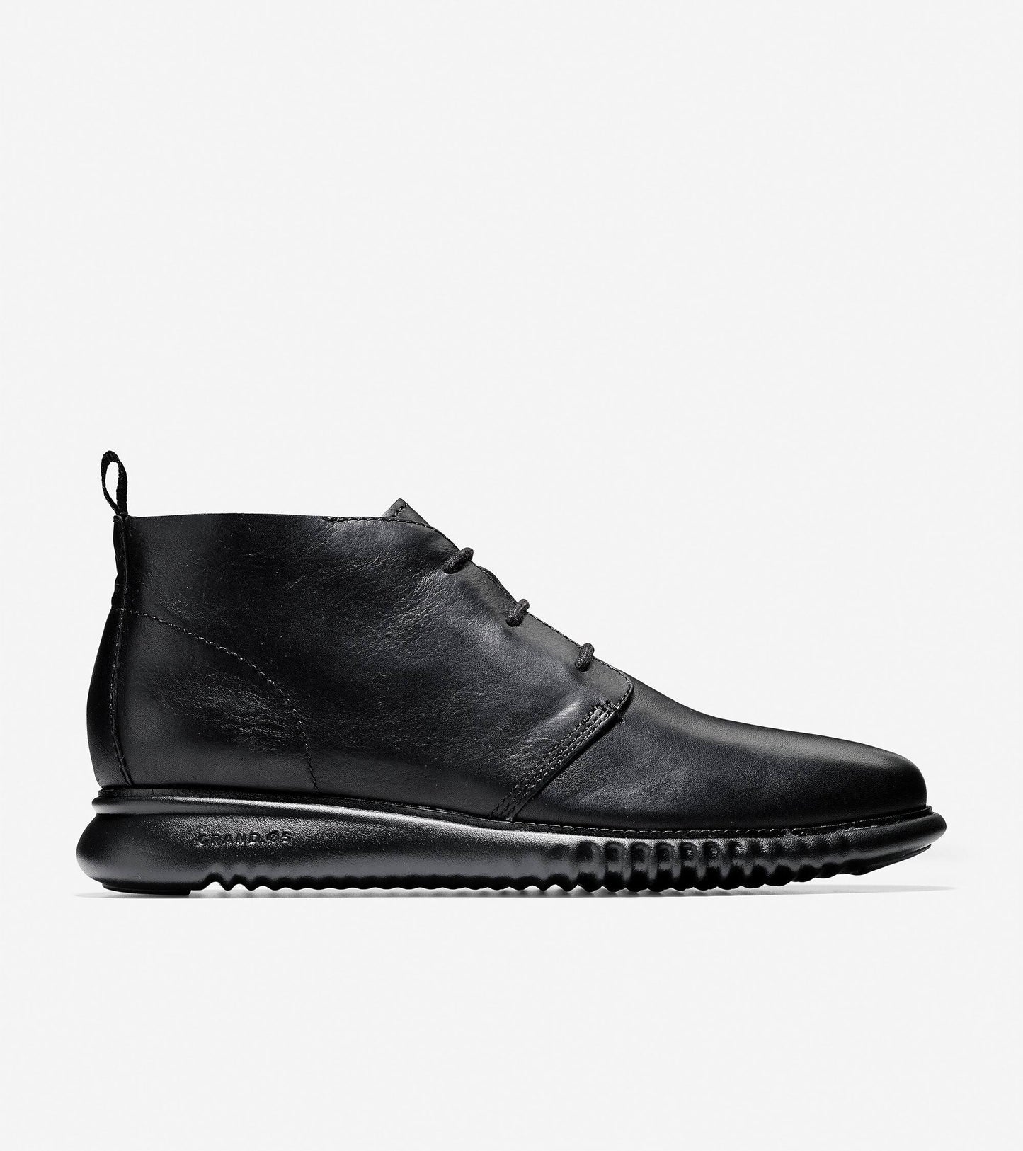 Cole Haan Mens 2.ZER?GRAND Chukka - Black Leather-Black 11 PBB8_Z5PPP03