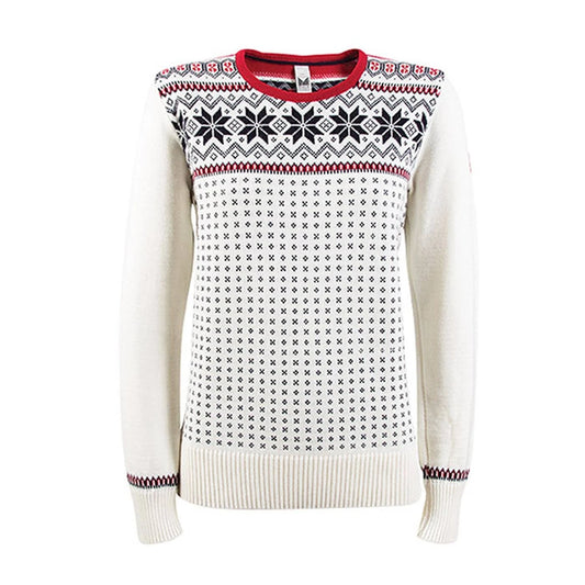 Dale of Norway Womens Garmisch Feminine Sweater, Off White/Navy/Raspberry, Small RDX5_O0ESP00