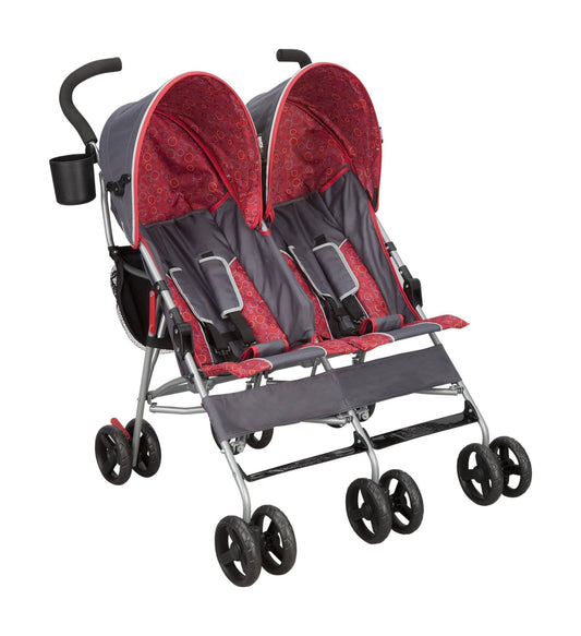 Delta Children City Street LX Side by Side Stroller, Grey QQL3_H5VJC30