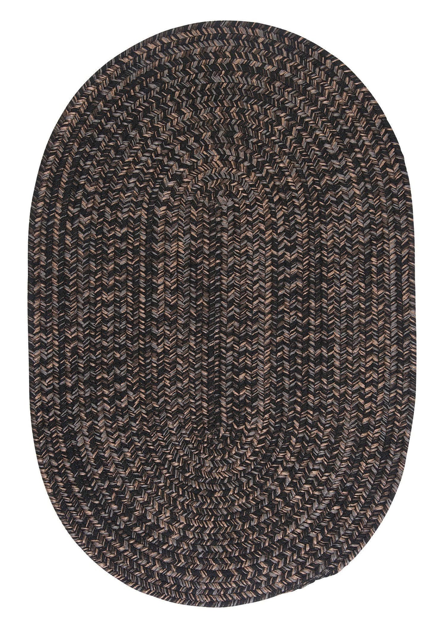 Colonial Mills Hayward Black 4& Round Rug MYF2_H9TXM93