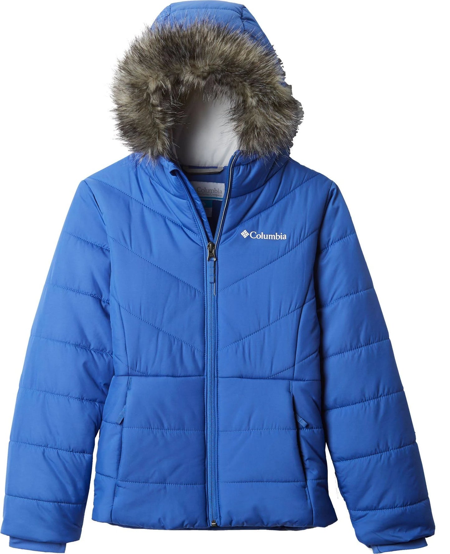 Columbia Girls& Big Katelyn Crest Jacket, Arctic Blue, Medium CVV6_W0EJN57