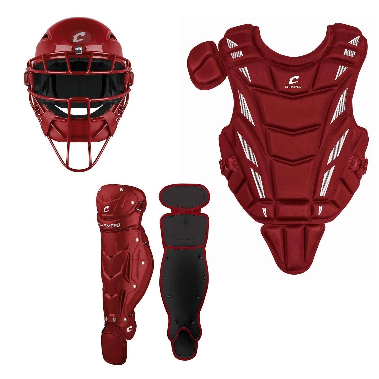 Champro Triple Play Youth (9-12) Catcher&s Set - Scarlet ULA8_I4ZKH68