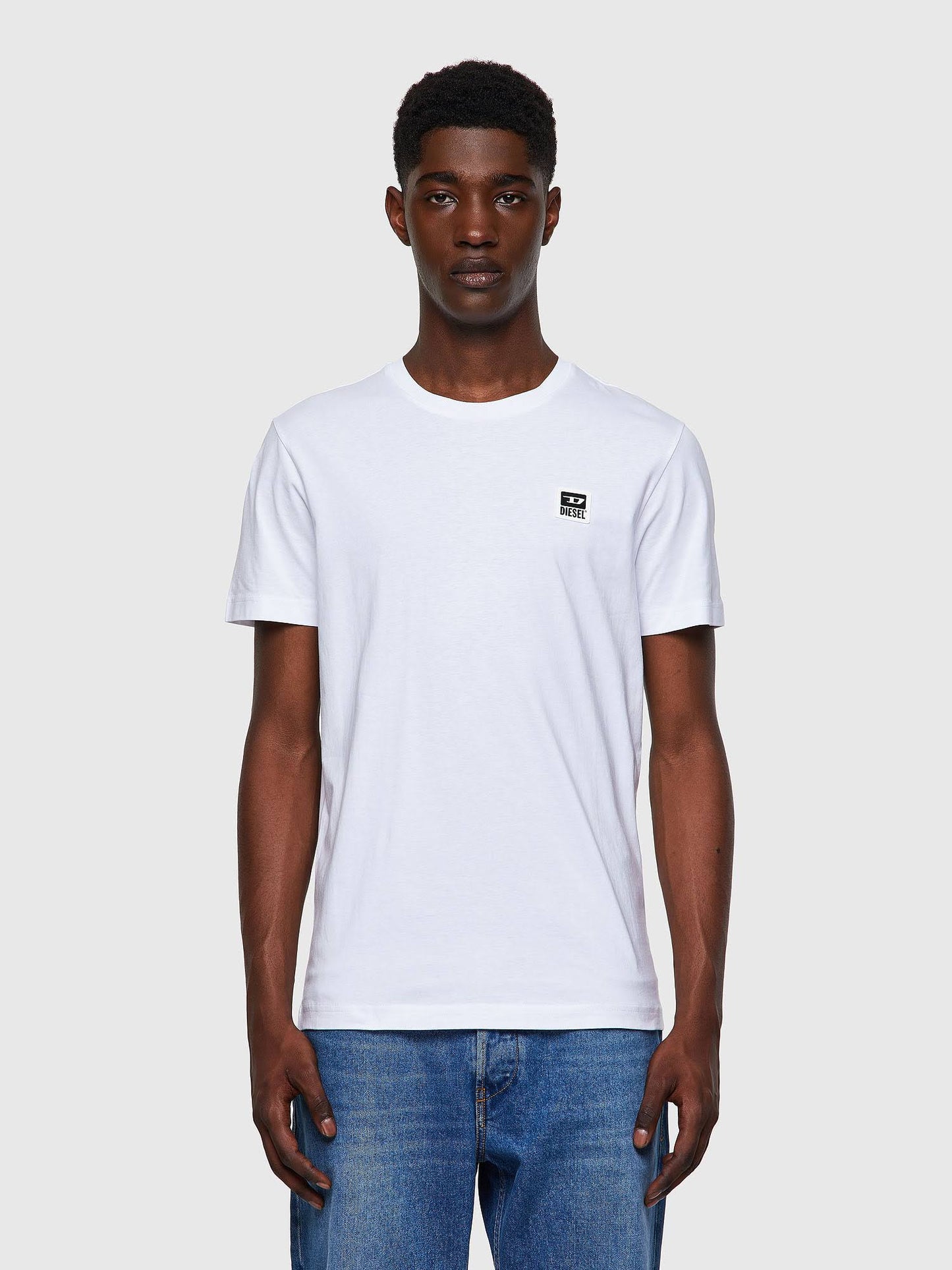 Diesel Diegos K30 Short Sleeve T-Shirt - White - Short Sleeve T-Shirts ILX7_D9HZV73