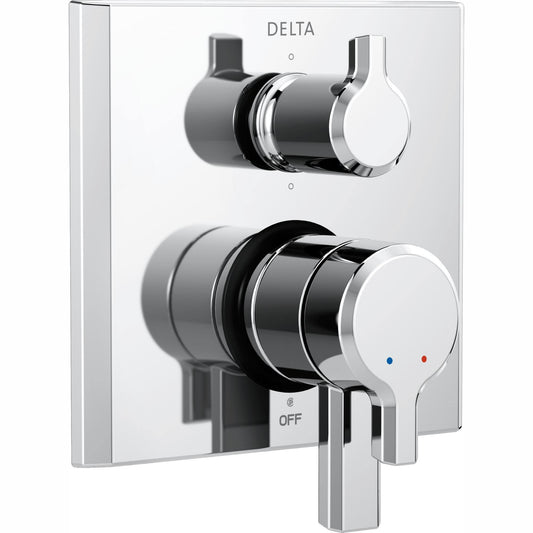 Delta Pivotal 2-Handle Monitor 17 Series Valve Trim with 6-Setting Diverter, Chrome T27999 ZGO1_P4DOA40