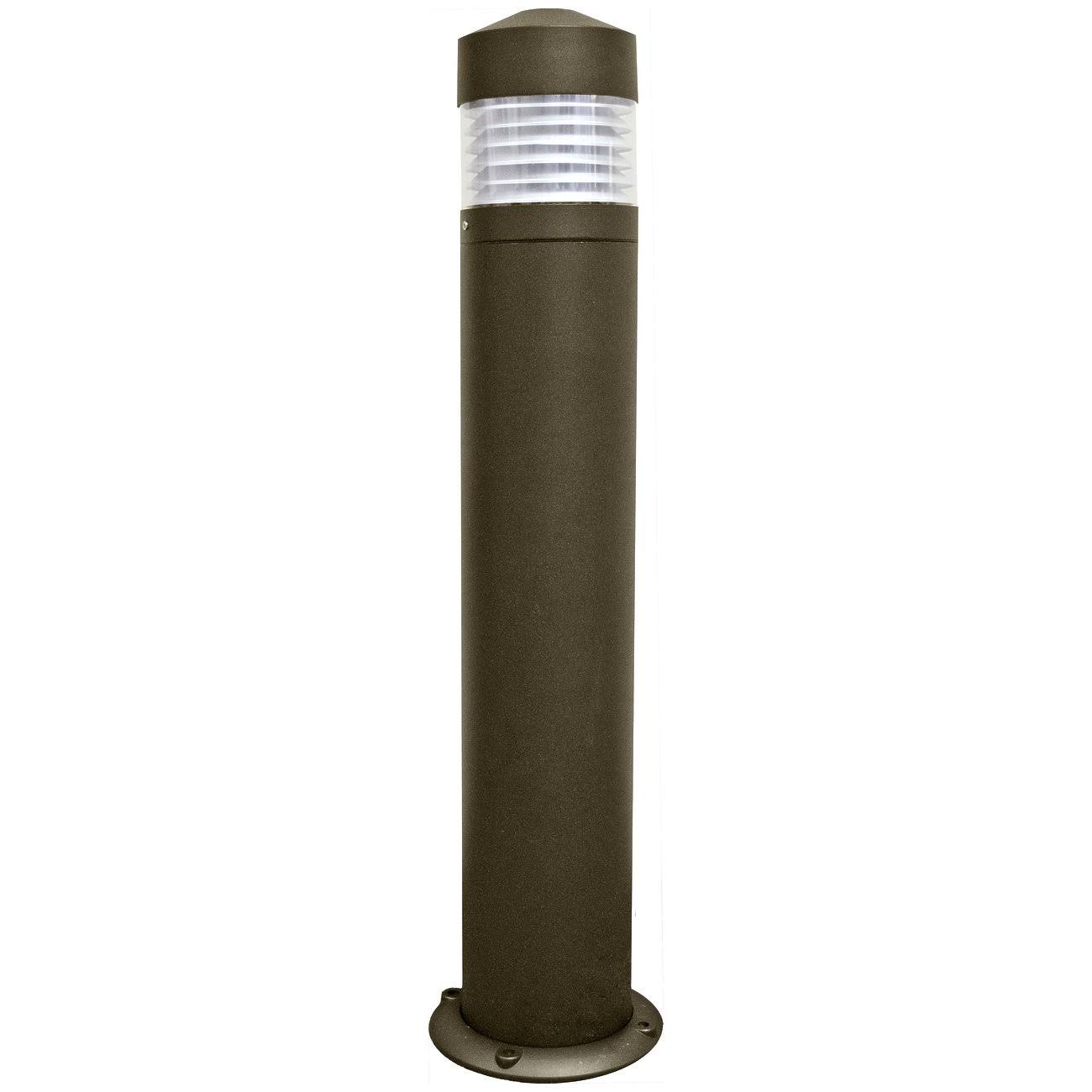 Dabmar Lighting D470-BZ Powder Coated Cast Aluminum Bollard, Bronze RKR6_O2ARN40