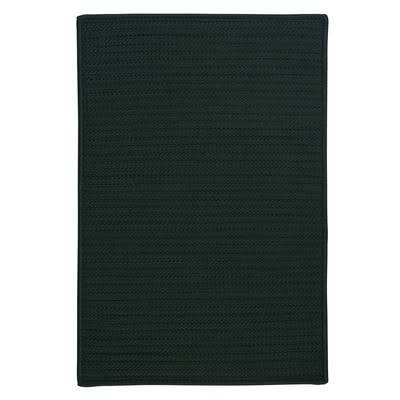 Charlton Home Gilmour Dark Green Solid Indoor/Outdoor Area Rug - Rug Size: Runner 2& x 6& CAQ1_L9DTW64