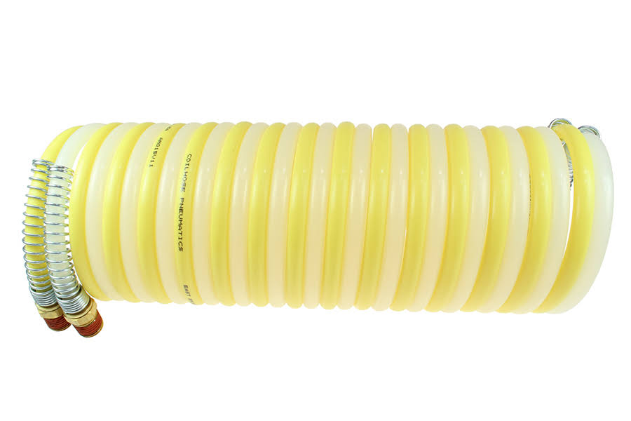 Coilhose Pneumatics n14y-n14n-12b Twin Bonded Nylon Coil, 1/4x22 x FJK1_Q9LLP71