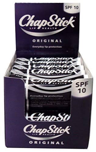 Chapstick Original Lipbalm SPF10 24 Pack FAY2_V6CWV38