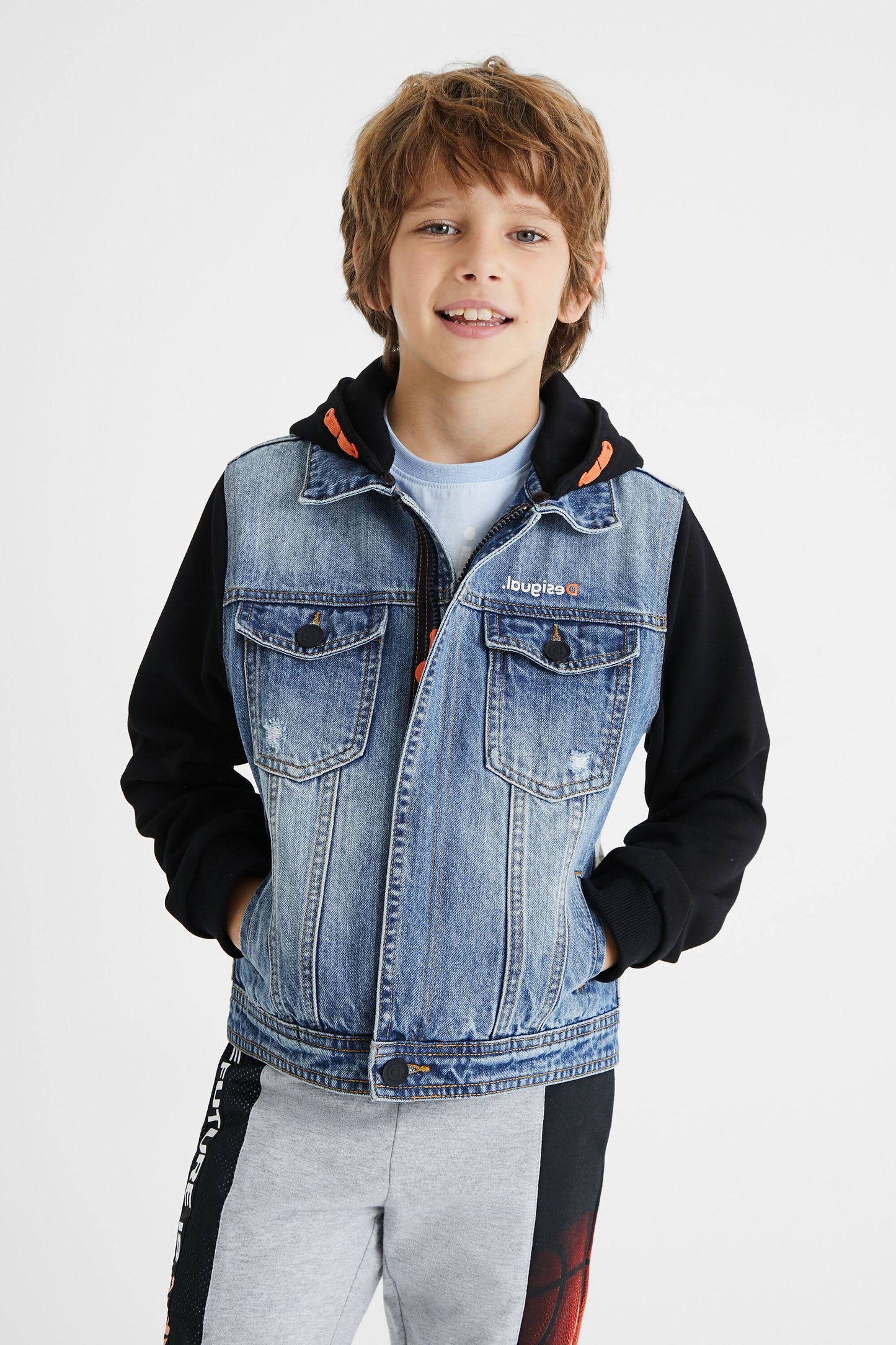 Desigual - Denim Jacket, Blue, Boy, 5-6 yrs ULV5_H7MFM76