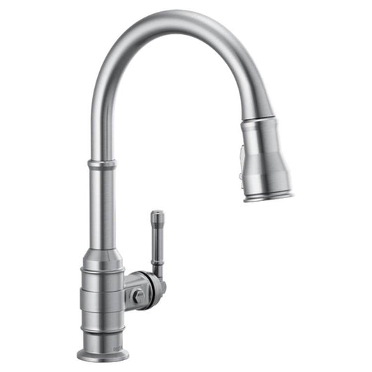 Delta - Broderick Single Handle Pull-Down Bar/Prep Faucet 9990-DST YLK9_B5WSE42