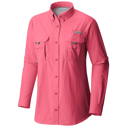 Columbia 139656 Womens PFG Bahama Long Sleeve Shirt - Lollipop, 2x BGL5_A7DIW41