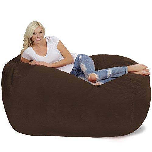 Chill Sack Memory Foam Bean Bag Lounger Perfect Gaming Room Accessory New - Microsuede Tide Pool MOH9_A9POR55