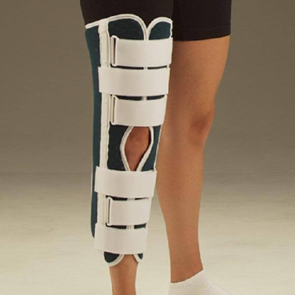 DeRoyal Sized Foam Knee Immobilizer, Large, 20 inch - 1 Each, Blue ZUP7_T0YGM29