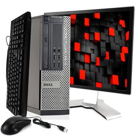 Dell OptiPlex 9020 Desktop Computer Intel Core i5 8GB Ram 2TB HDD Windows 10 Pro Includes 60cm LCD Monitor, Mouse and Keyboard EIY2_D3JSU97