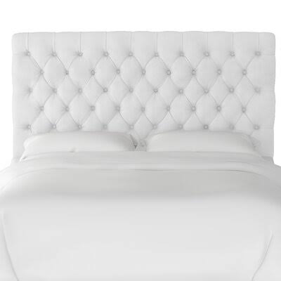 Deeanna Upholstered Panel Headboard Willa Arlo Interiors Size: King, Upholstery: White IHG0_M1ITR37