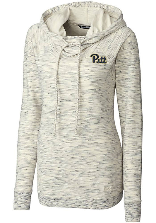 Cutter Buck Womens Pittsburgh Panthers Tie Breaker Hoodie, White, Size: Medium, Fleece PEY6_L2JVT11