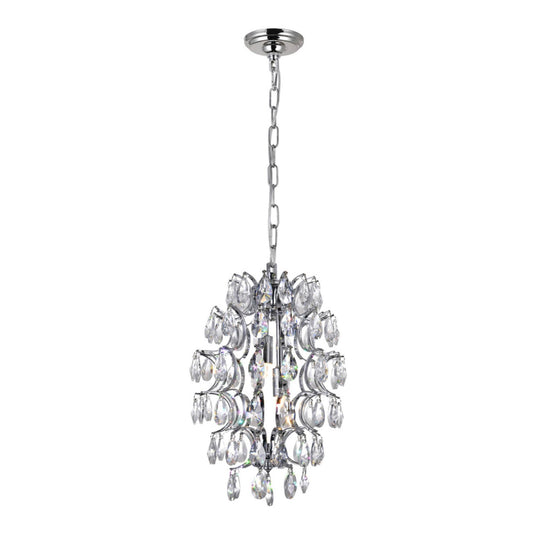 CWI Lighting 5011P9C-R (Clear) Charismatic 2 Light Down Mini Pendant with Chrome Finish FGB5_R9VSR20