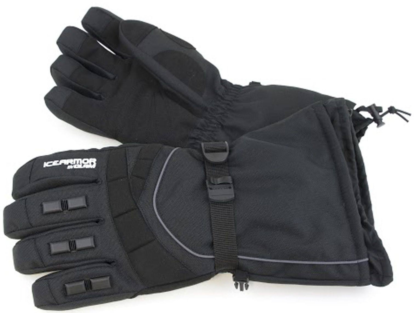 Clam Mens Ice Armor Extreme Glove in Black EVI7_M3IZQ68