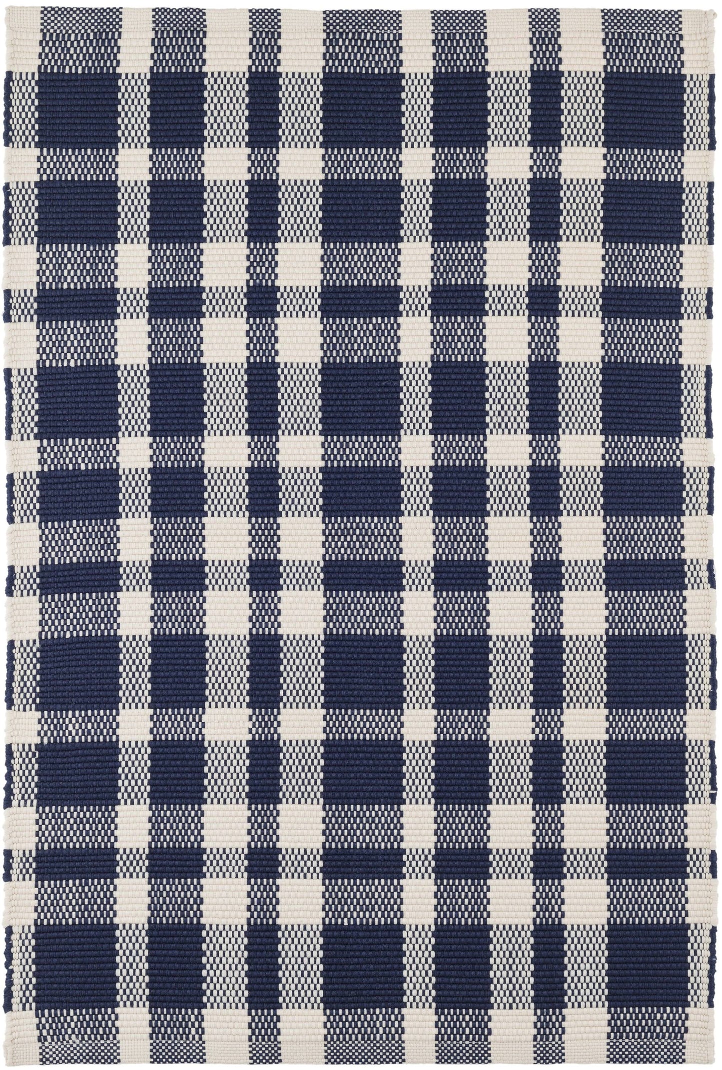 Dash Albert - 4x6 - Tattersall Indigo Indoor/Outdoor Rug DUD3_S6IXS02