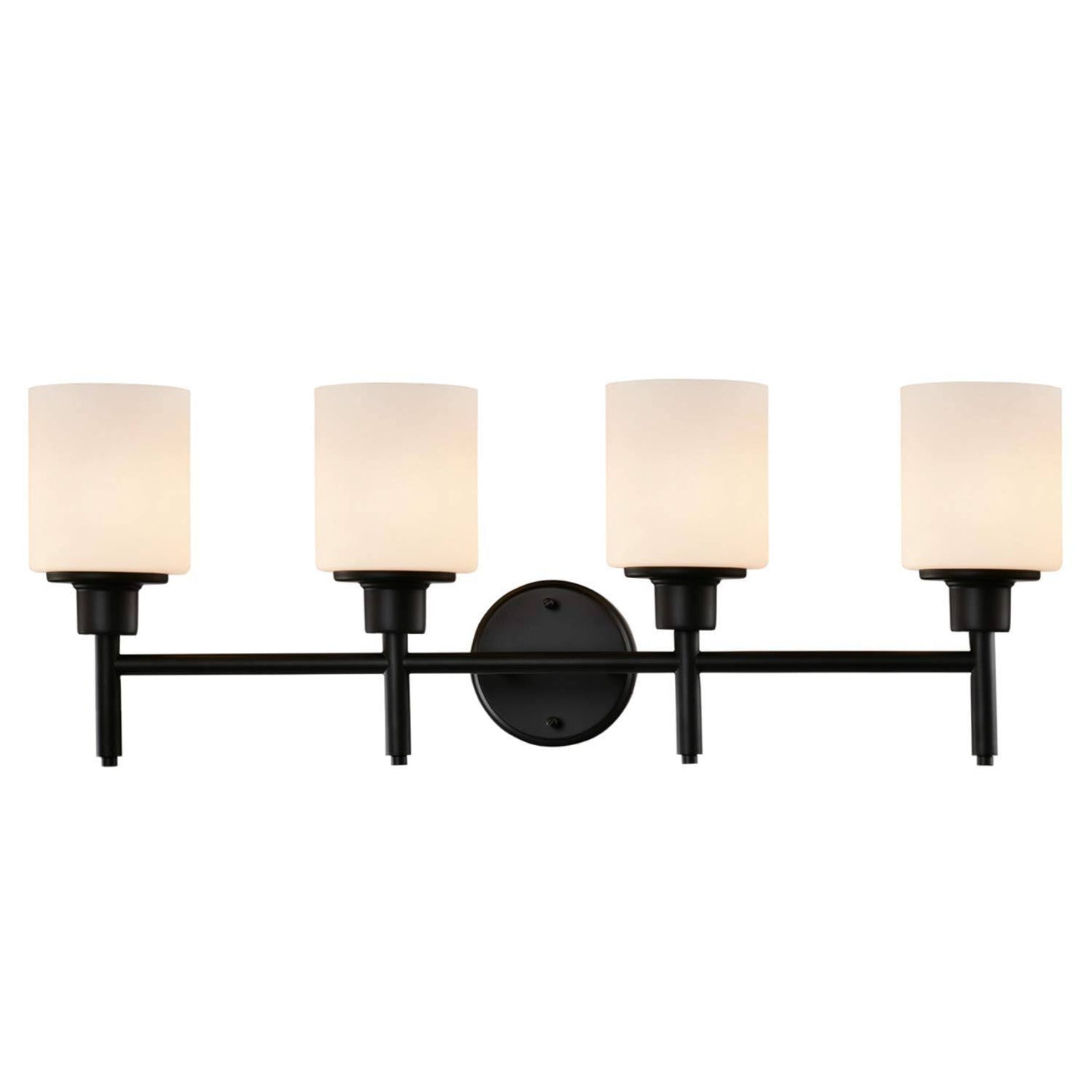 Design House Aubrey 4-Light Matte Black Vanity Light 588236 UTP1_Y0XLB65