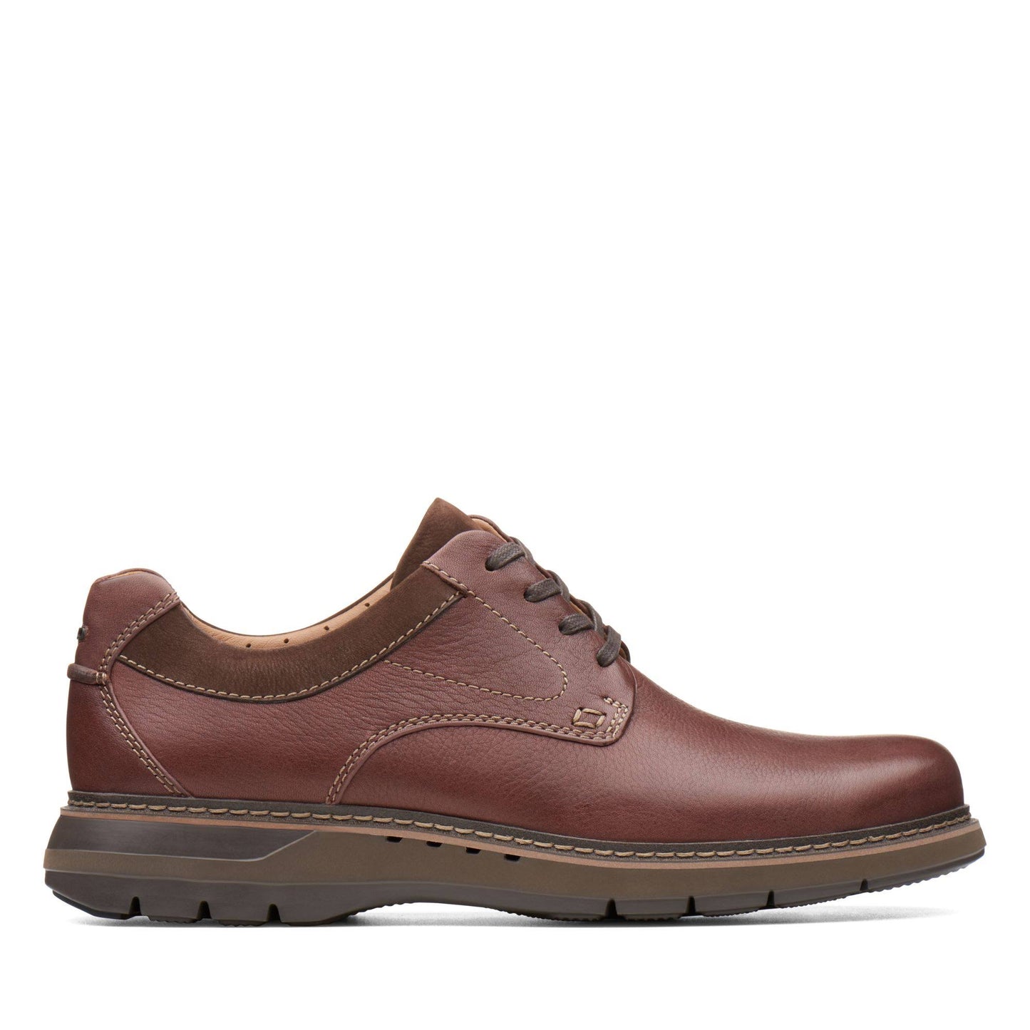 Clarks Mens Un Ramble Lo, Mahogany Size: 8.5 XW SFX6_N1MYM65