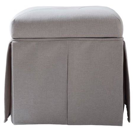 Darby Home Co Batesford Storage Ottoman; Bone White BTD1_L6UCB15