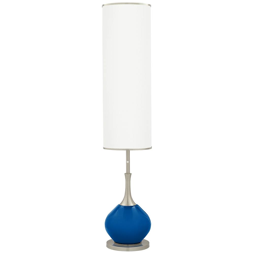 Color + Plus Hyper Blue Jule Modern Floor Lamp FPD8_O7QTA19