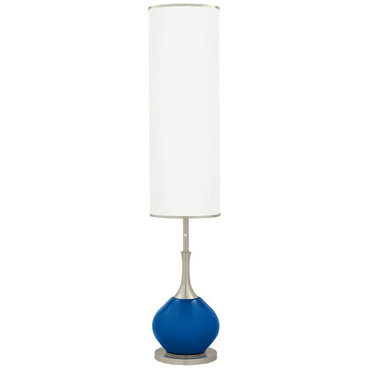 Color + Plus Hyper Blue Jule Modern Floor Lamp FPD8_O7QTA19