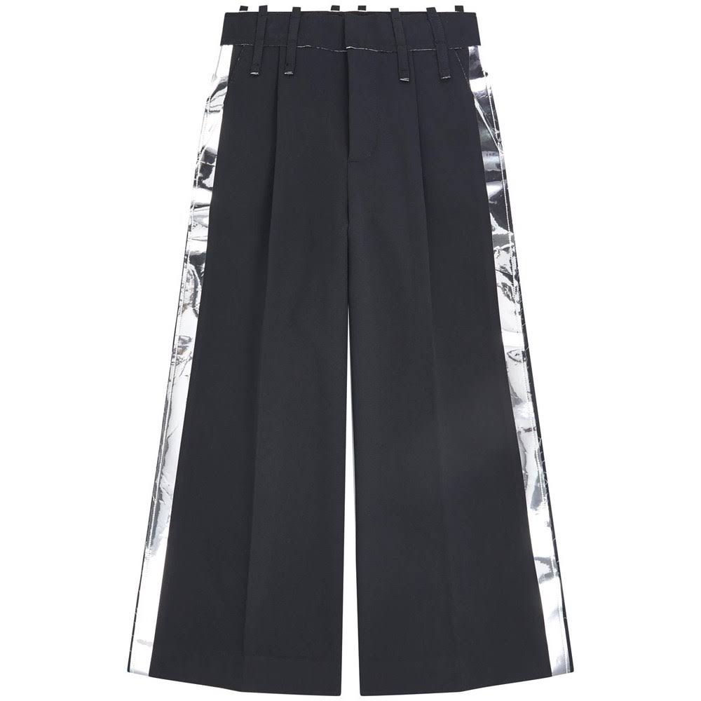 Diesel - Kids - Black Wide-Leg Trousers - Girl QZI5_F1CBN81