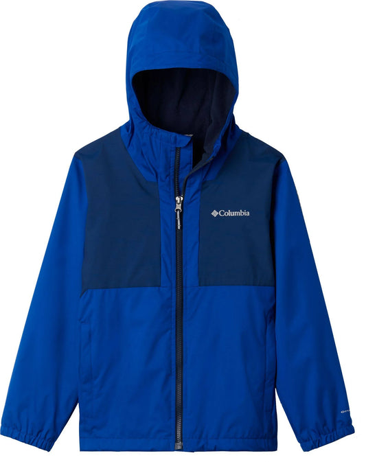 Columbia Boys& Rainy Trails Fleece Lined Jacket - Xs - Blue ZLP7_L2CND42