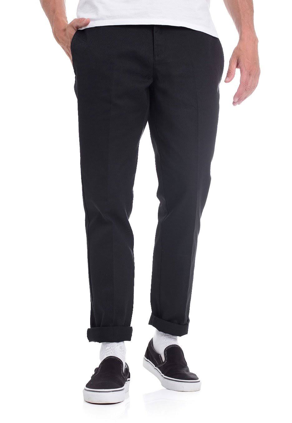 Dickies 872 Slim Fit Work Pant, Black EDL8_Y6NEP47