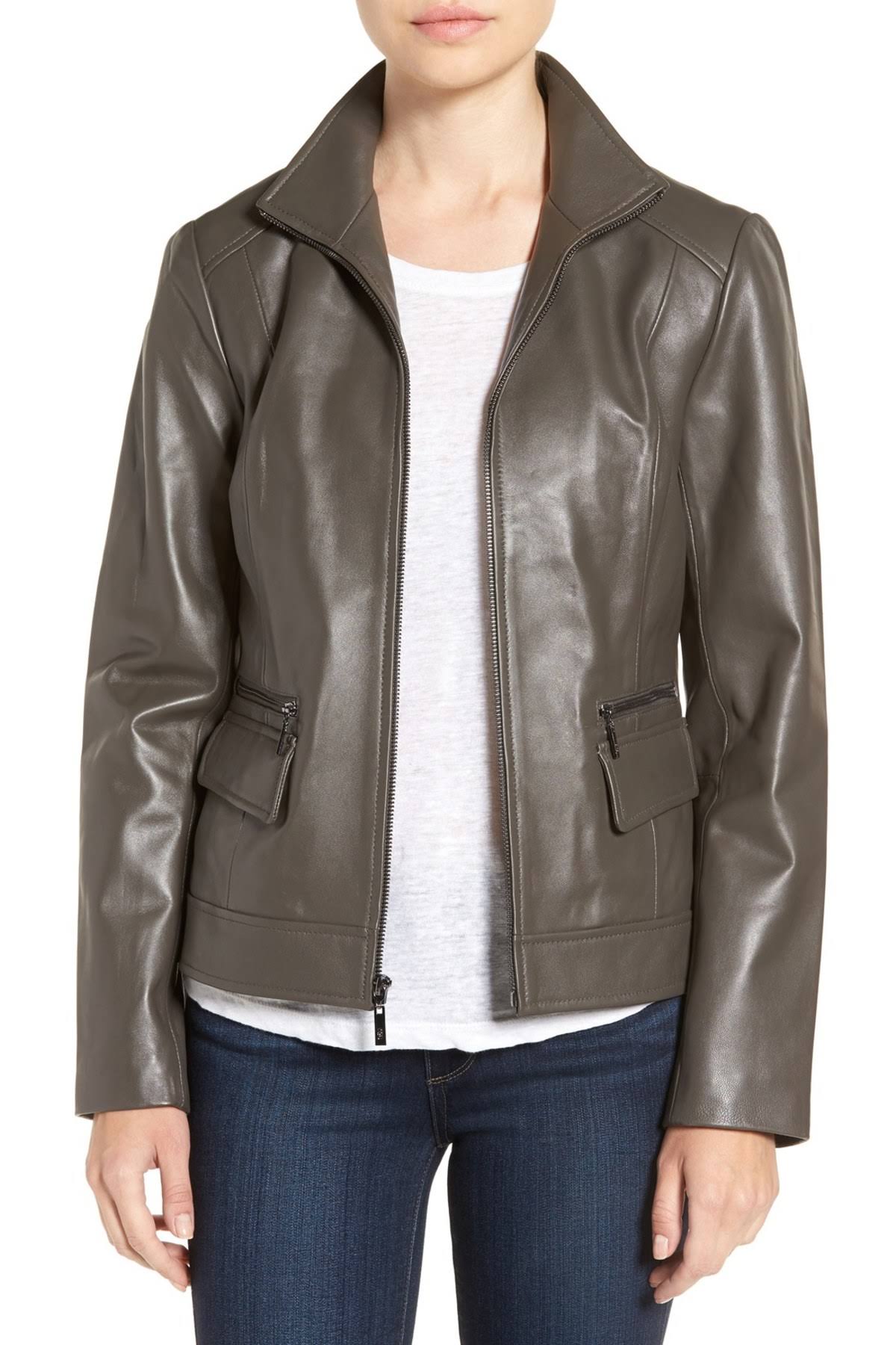 Cole Haan Leather Jacket PGD7_B6KYD87