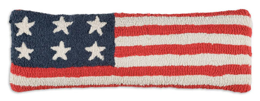 Chandler 4 Corners 8x22 x 24x22 Hooked Pillow, Stars and Stripes - Blue/Red , 8 x 24 HCL9_C3BRQ19